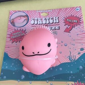 Pink Stretchable Axolotl Toy